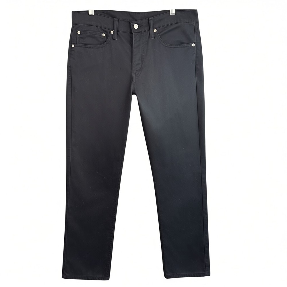Levis 511 Slim Fit Black Jeans Mens W34 L30 Stretch Denim Pants 04511-0127